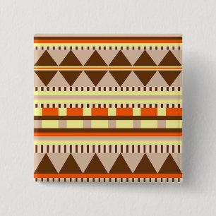 Geometrisches Muster Button