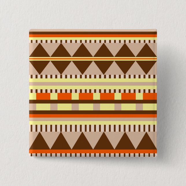 Geometrisches Muster Button (Vorderseite)