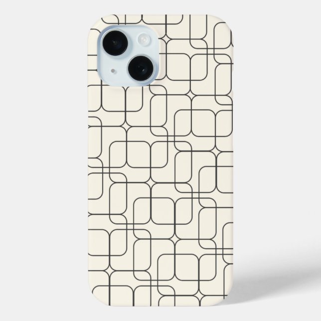 Geometrisches Muster Case-Mate iPhone Hülle (Rückseite)