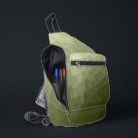 geometrisches Muster der Artengrüngefälle Crossbody Bag<br><div class="desc">Army grünes Gefälle geometrisches Maschenmuster Druckbeutel. Coole Mode Accessoires Tasche für jeden. Dreieck geometrisches Mesh mit Licht bis dunkel Light Army grüne Ober-Farbverlauf Design.</div>