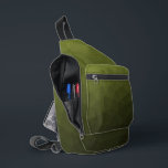 geometrisches Muster der Artengrüngefälle Crossbody Bag<br><div class="desc">Army grünes Gefälle geometrisches Maschenmuster Druckbeutel. Coole Mode Accessoires Tasche für jeden. Dreieck geometrisches Netz mit Licht bis dunkelarmig grün ombre Farbverlauf Design.</div>