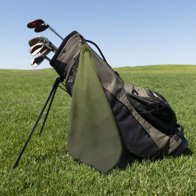 geometrisches Muster der Artenrochen Golfhandtuch (Gras)