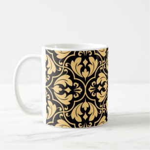 geometrisches Muster der Blume. Nahtlose Vintage B Kaffeetasse