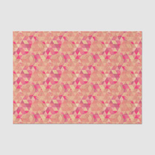 Geometrisches Muster der Blume Seidenpapier