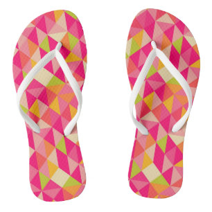 Geometrisches Muster der Dreiecke Flip Flops