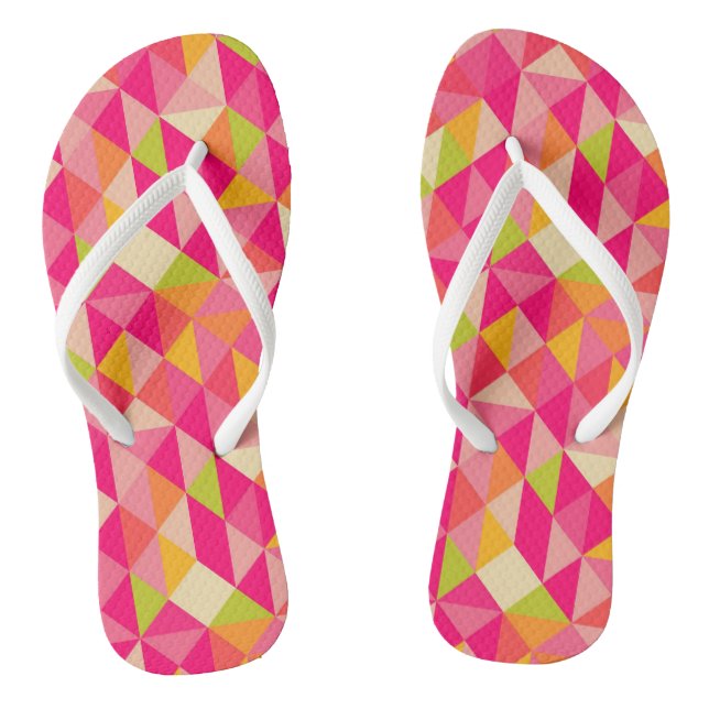 Geometrisches Muster der Dreiecke Flip Flops (Fußbett)