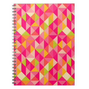 Geometrisches Muster der Dreiecke Notizblock