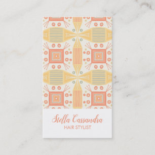 Geometrisches Muster der Sorbet Visitenkarte