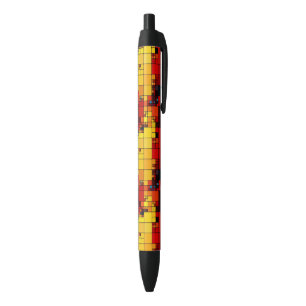 Geometrisches Muster des abstrakten vibrierenden Kugelschreiber