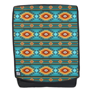 Geometrisches Muster des ethnischen südwestlichen Rucksack