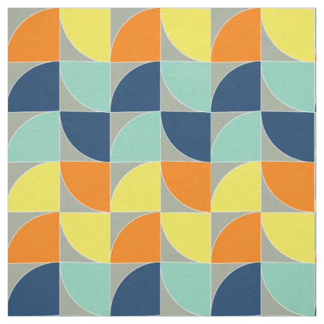 Geometrisches Muster des modernen Mittelzentrums Stoff (Muster)
