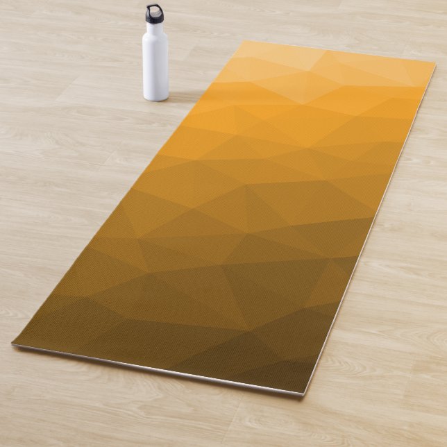 geometrisches Muster des Orangengrades Yogamatte (Beispiel)