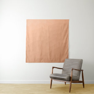 geometrisches Muster des Peach-Lichtgrades Wandteppich
