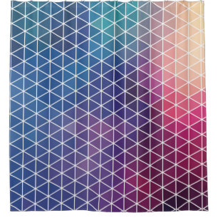 Geometrisches Muster Duschvorhang