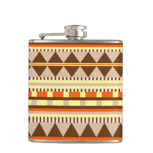 Geometrisches Muster Flachmann