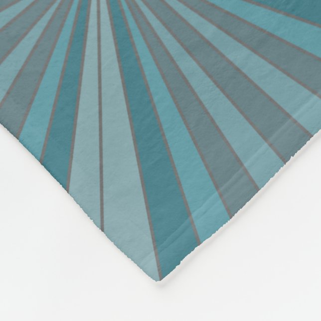 geometrisches Muster Fleecedecke (Ecke)