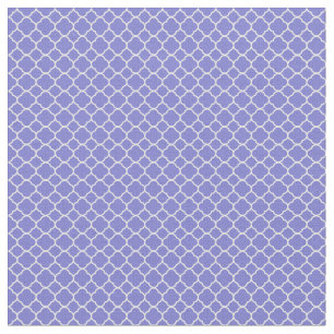 Geometrisches Muster für blaue Quatrefolie Stoff