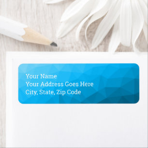 Geometrisches Muster für blaues Zyan