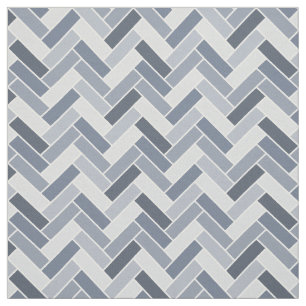 Geometrisches Muster für blaugraues Herringbone Stoff