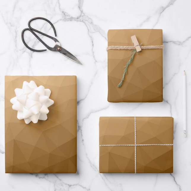 Geometrisches Muster für die Breite des Gefälles Geschenkpapier Set (Vorderseite)