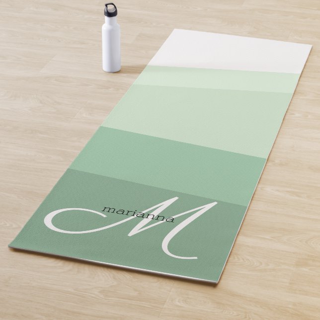 Geometrisches Muster für die Darstellung der grüne Yogamatte (Beispiel)