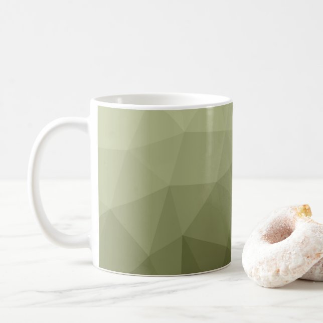 geometrisches Muster für die geometrische Struktur Kaffeetasse (Mit Donut)