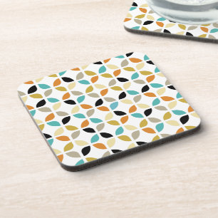Geometrisches Muster für farbenfrohe Kreise des mi Getränkeuntersetzer