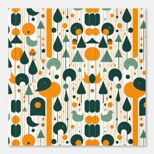 Geometrisches Muster für Minimalistische Natur und Tapete