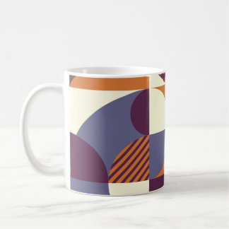 Geometrisches Muster für Retrostile Kaffeetasse
