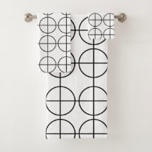 Geometrisches Muster für Schwarzweiß