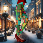 Geometrisches Muster für verkettete Glasflächen Leggings<br><div class="desc">Moderne Design-Leggings mit einem farbigen Glas inspirierte geometrische Fliesenmuster mit einem Aquarelleffekt in verschiedenen Farben. Schön für die Weihnachtsfeiertage.</div>