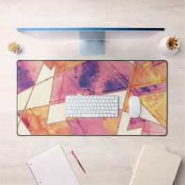 Geometrisches Muster für "Washout" Schreibtischunterlage