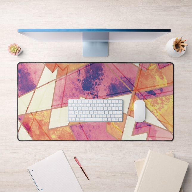 Geometrisches Muster für "Washout" Schreibtischunterlage (Büro 1)