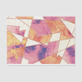 Geometrisches Muster für "Washout" Seidenpapier