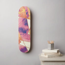 Geometrisches Muster für "Washout" Skateboard
