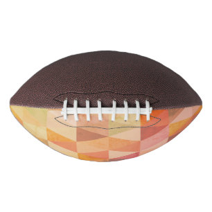 Geometrisches Muster für weiches Dreieck Football