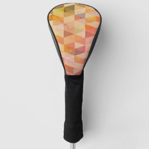 Geometrisches Muster für weiches Dreieck Golf Headcover