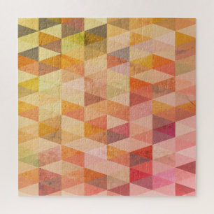 Geometrisches Muster für weiches Dreieck Puzzle