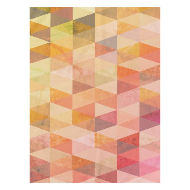 Geometrisches Muster für weiches Dreieck Tischdecke (Vorderseite)
