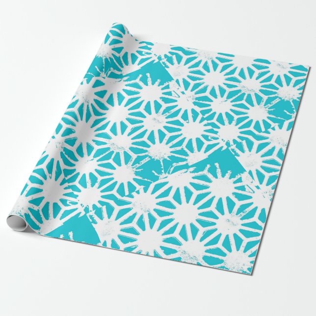 geometrisches Muster Geschenkpapier (Ungerollt)