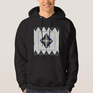 Geometrisches Muster Hoodie
