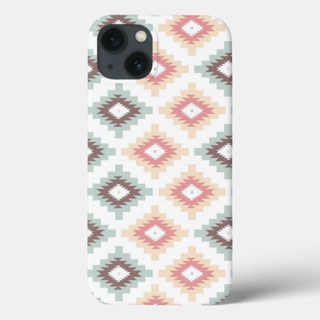 Geometrisches Muster im aztec-Stil Case-Mate iPhone Hülle (Rückseite)
