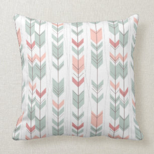 Geometrisches Muster im Retro-Stil Kissen