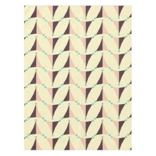 Geometrisches Muster im Retro-Stil Tischdecke