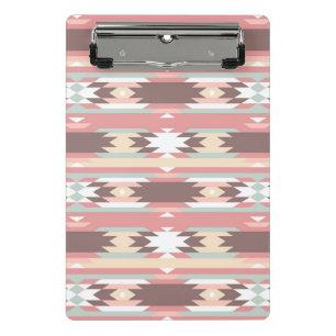 Geometrisches Muster in aztekischer Art 2 Mini Klemmbrett