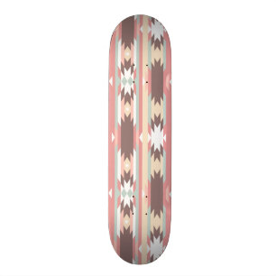 Geometrisches Muster in aztekischer Art 2 Skateboard