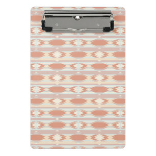 Geometrisches Muster in aztekischer Art 3 Mini Klemmbrett