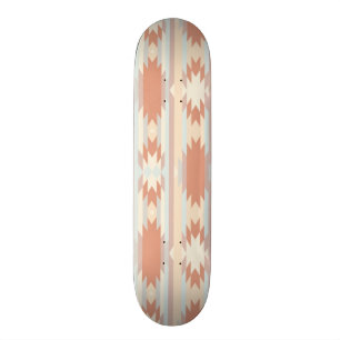Geometrisches Muster in aztekischer Art 3 Skateboard