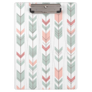 Geometrisches Muster in der Retro Art Klemmbrett
