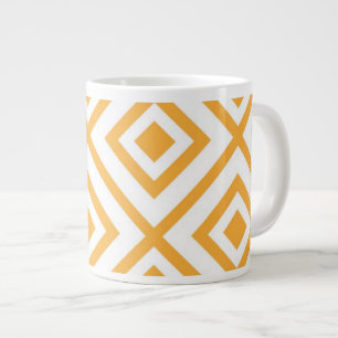 geometrisches Muster Jumbo-Tasse